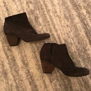 Charcoal Coclico Dore Suede Corduroy Booties Boots